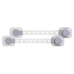 TWIST 'N LOCK MULTI-PURPOSE LATCH 1PK WHITE/GREY