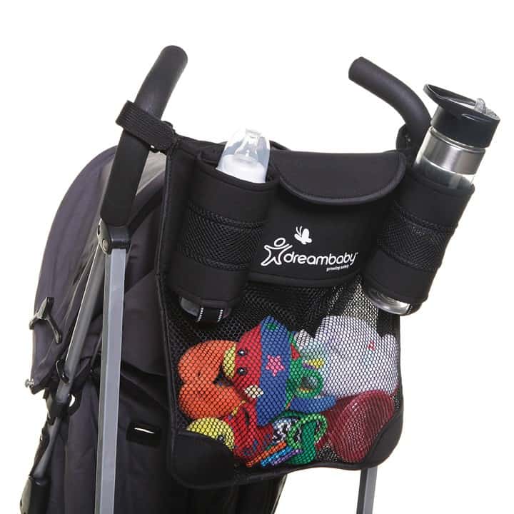 STROLLER ORGANISER BAG (WITH 2 CUP HOLDERS)