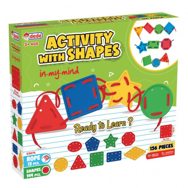 ACTIVITY WITH SHAPES 156 PCS.
