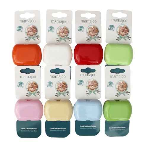 1x SOOTHER STORAGE BOX (Assorted Colours)