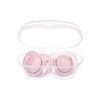 Twin Orthodontic Silicone Pacifiers Powder Pink 12M+