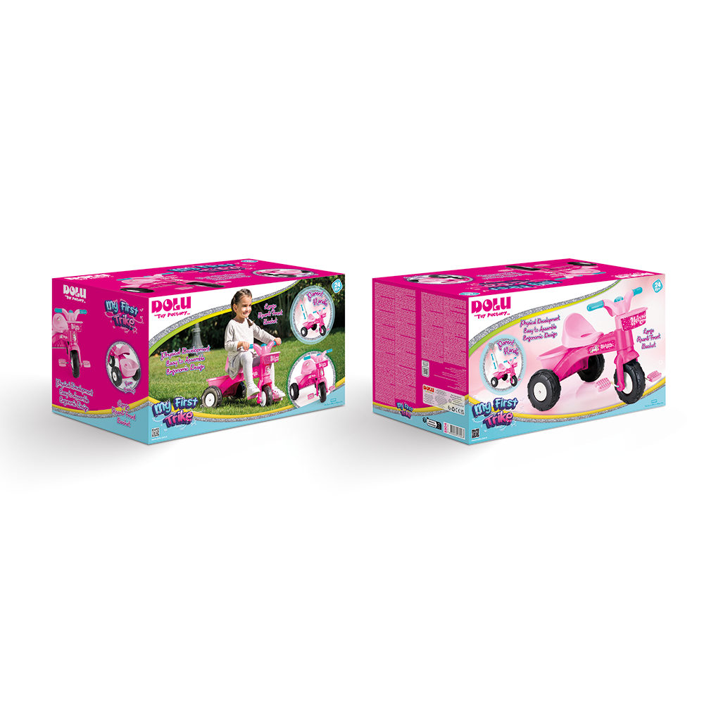UNICORN MY FIRST TRIKE PINK PARENT HANDLE