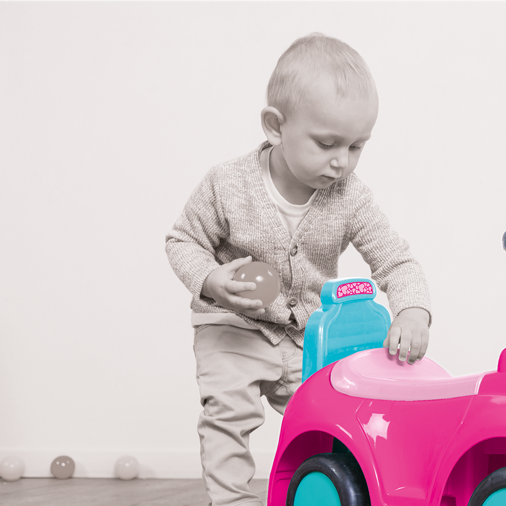 UNICORN STEP CAR 2IN1 PINK