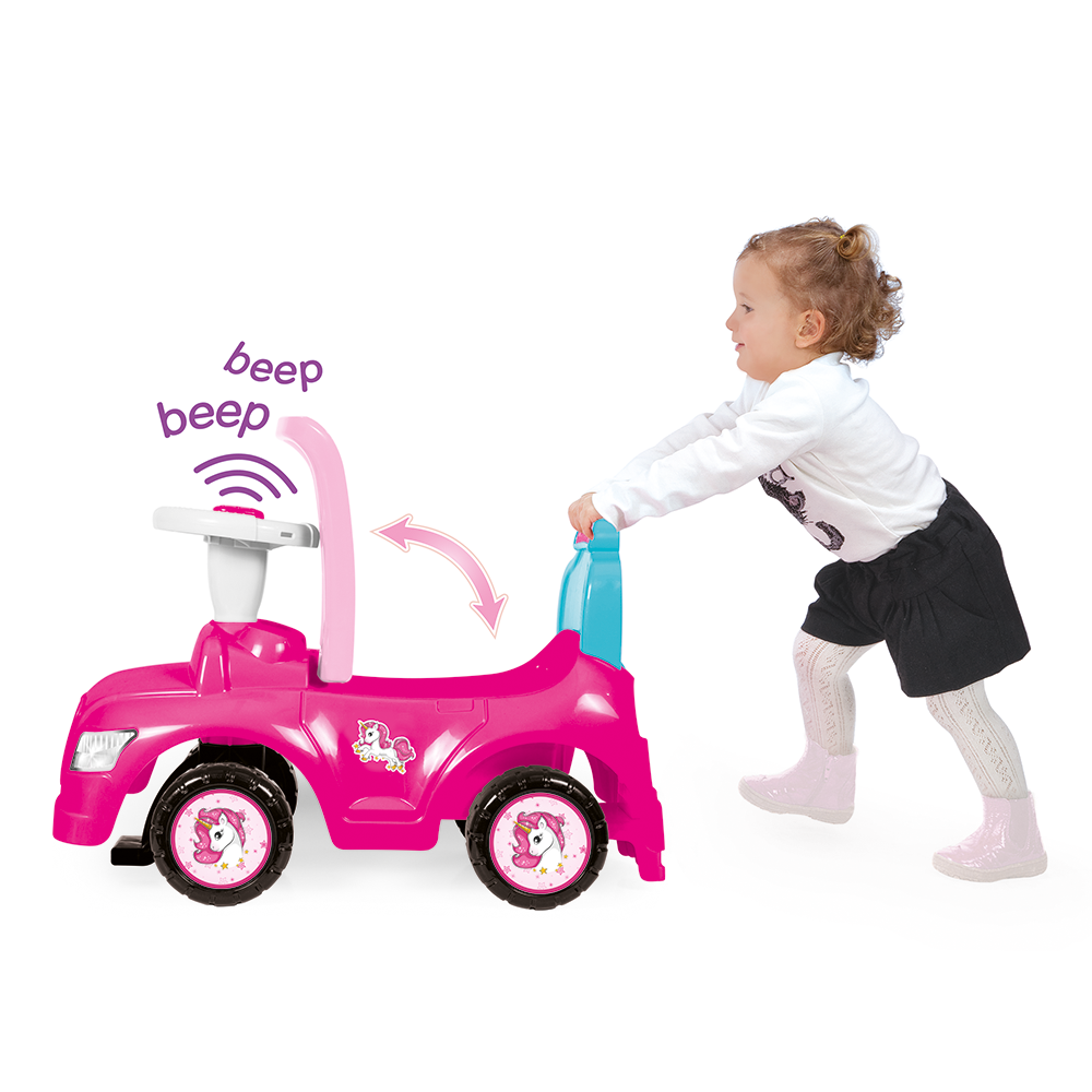 UNICORN STEP CAR 2IN1 PINK