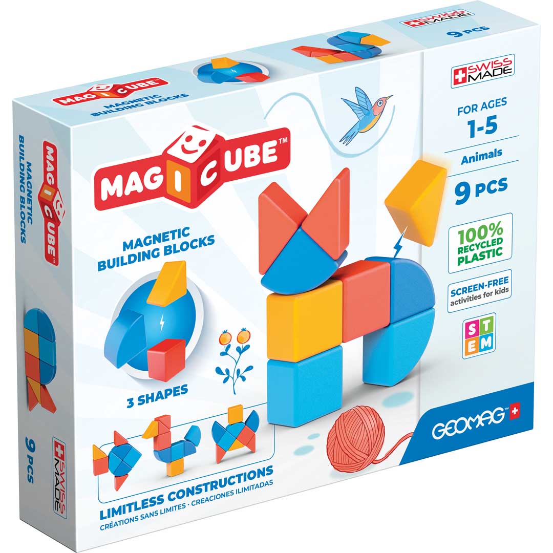 Geomag Educational Magicube RE 3Shapes Animals 9