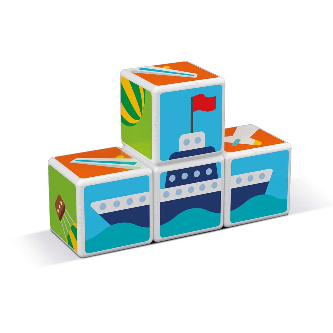 Geomag Educational Magicube Printed Transport + Cards 7