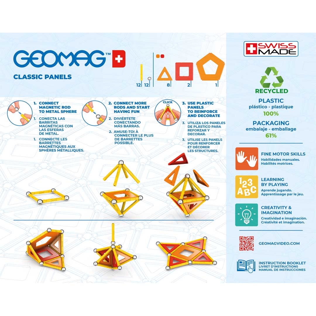 Geomag Educational Classic Panels Recycled 35