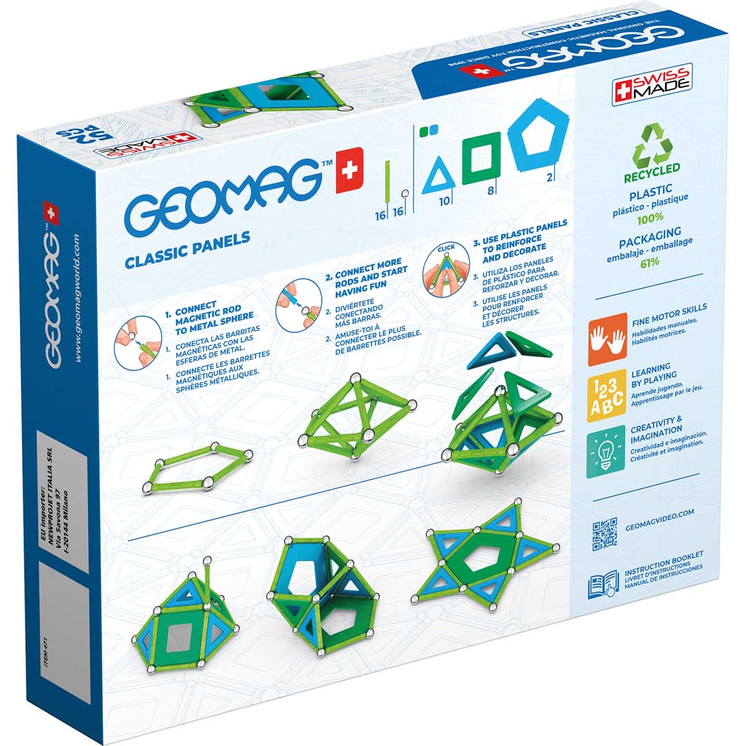 Geomag Educational Classic Panels Recycled 52