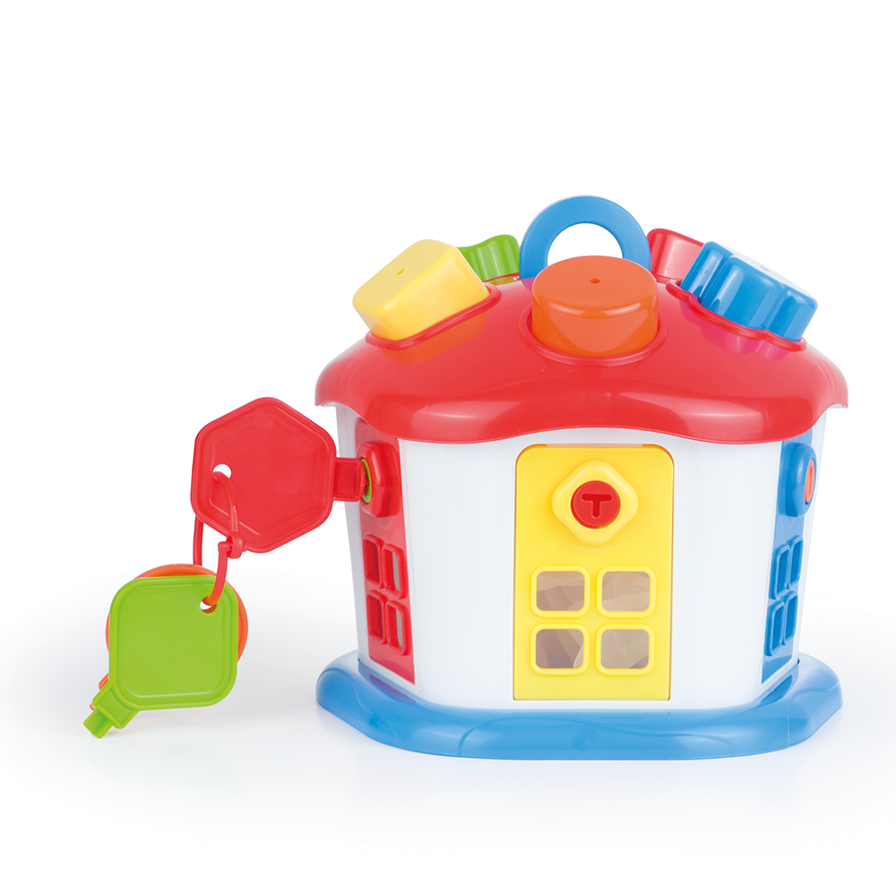 SHAPE SORTER SWEET HOUSE WITH LOCKABLE DOORS