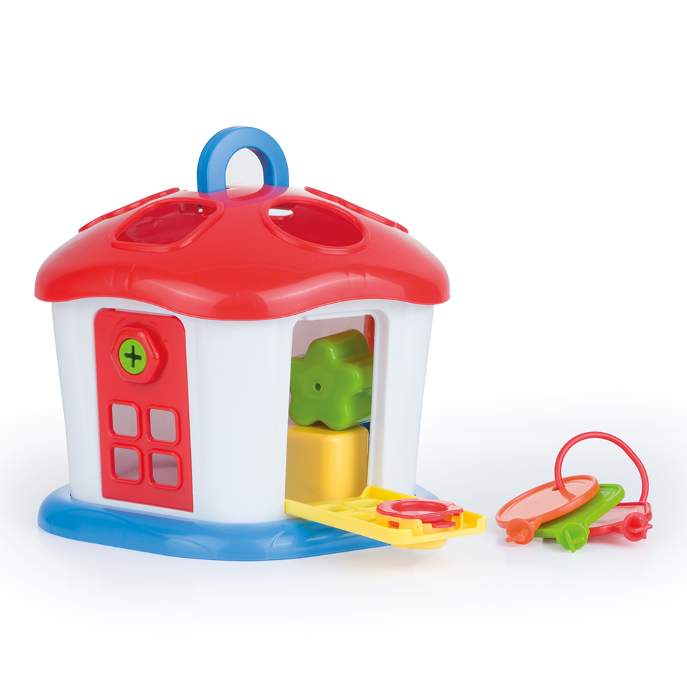 SHAPE SORTER SWEET HOUSE WITH LOCKABLE DOORS