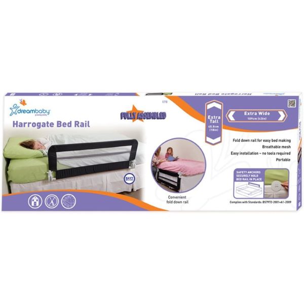 BED RAIL - NAVY  109 x 45.5 CM