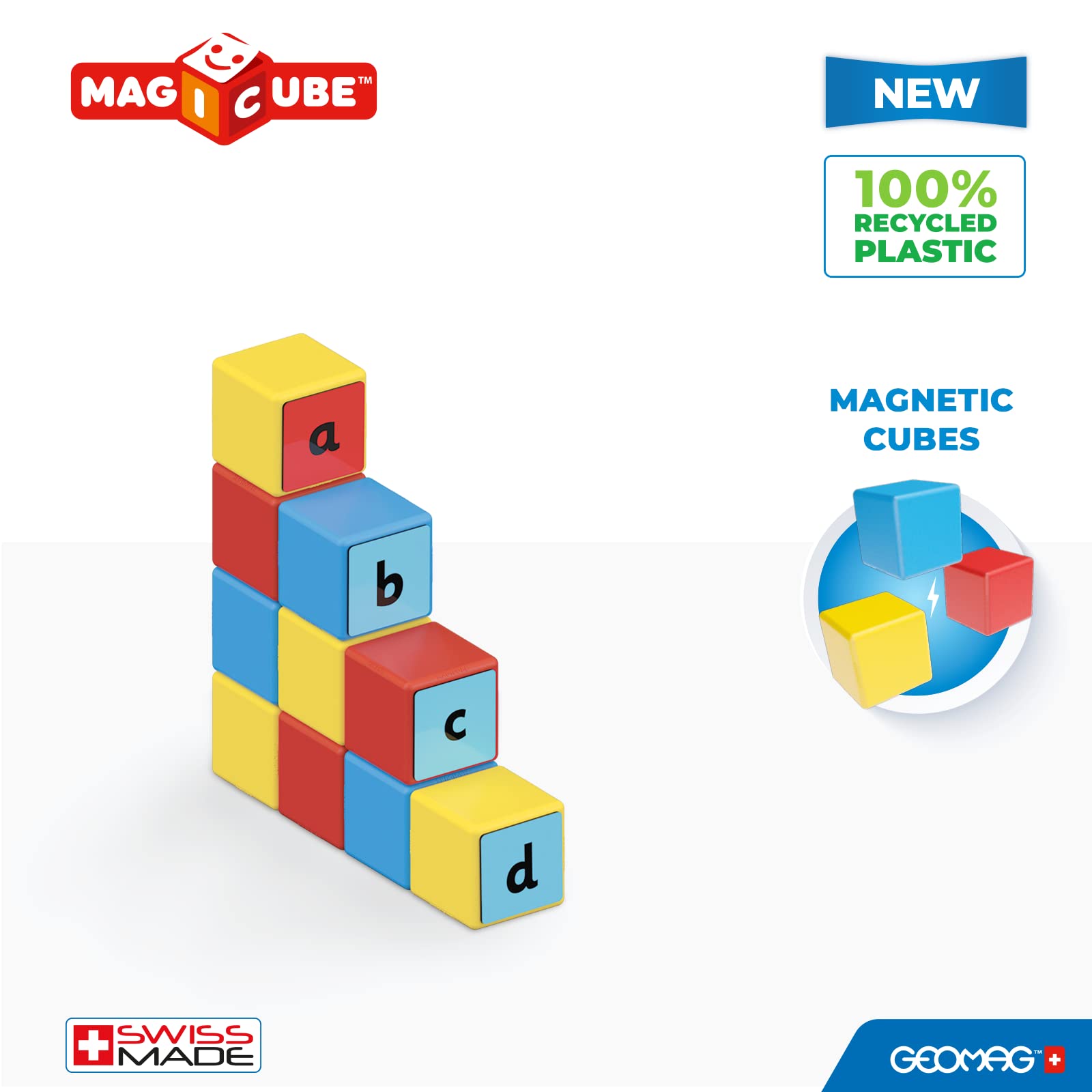 Geomag Educational Magicube Word Building RE Clips 55