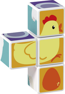 Geomag Educational Magicube Printed AnimalFriends+Cards 7