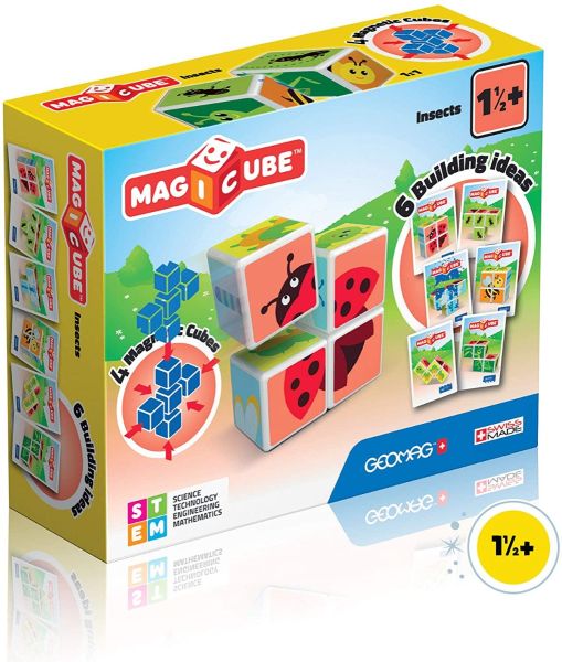 Geomag Educational Magicube Printed Insects + Cards 7