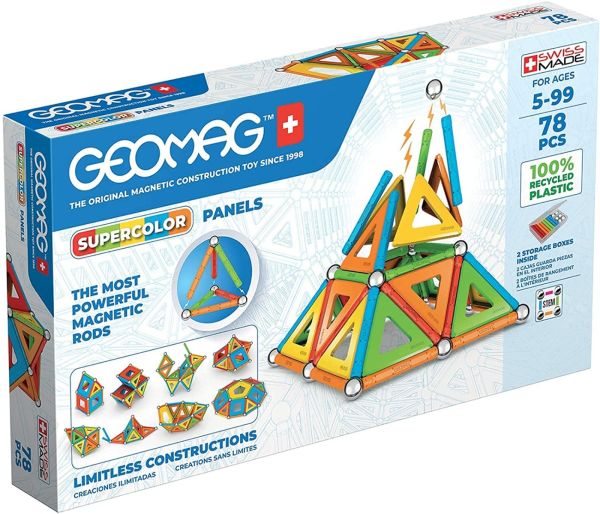 Geomag Educational Supercolor Panels Recycled 78