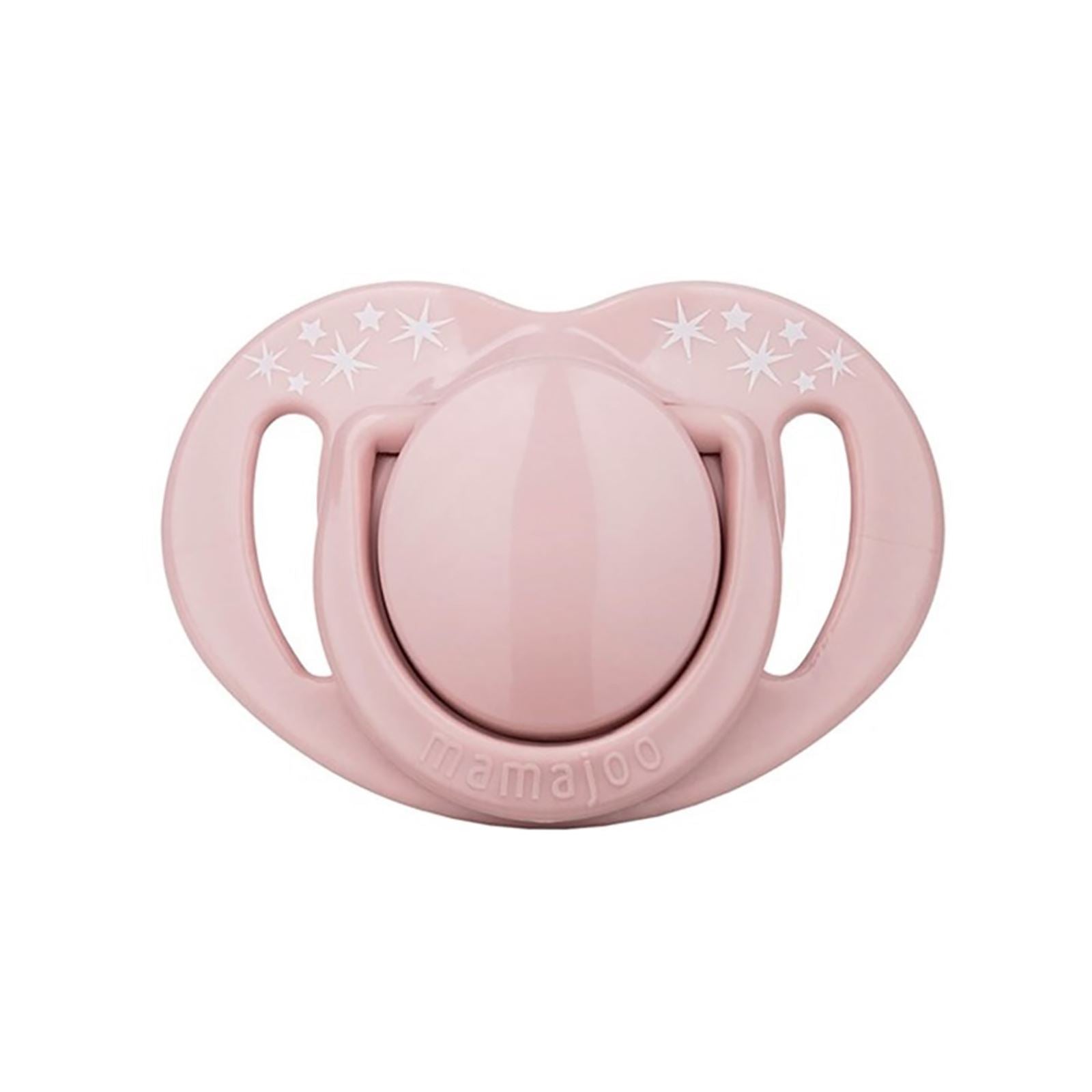 Twin Orthodontic Silicone Pacifiers in Powder Pink 6M+