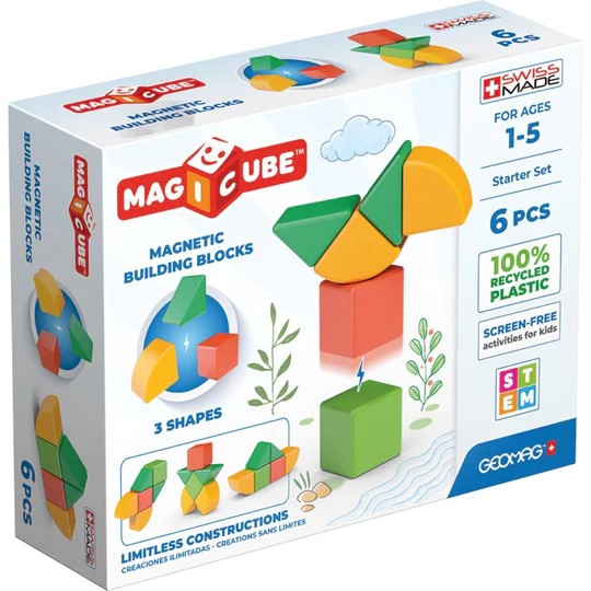 Geomag Educational Magicube RE 3Shapes Starter Set 6