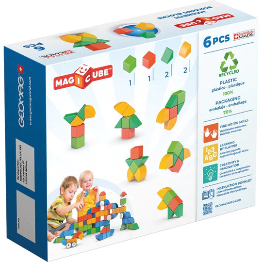 Geomag Educational Magicube RE 3Shapes Starter Set 6