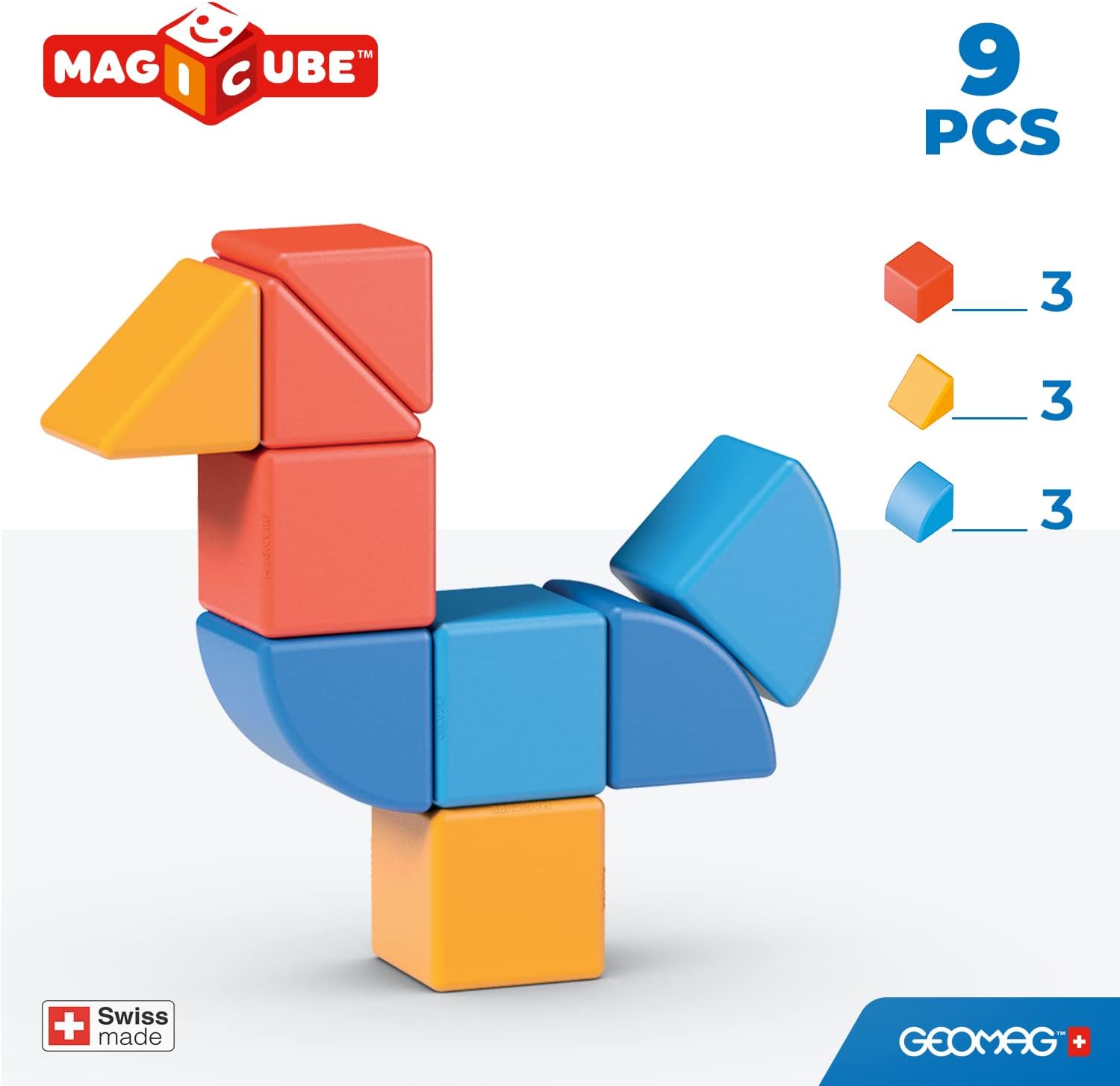 Geomag Educational Magicube RE 3Shapes Animals 9