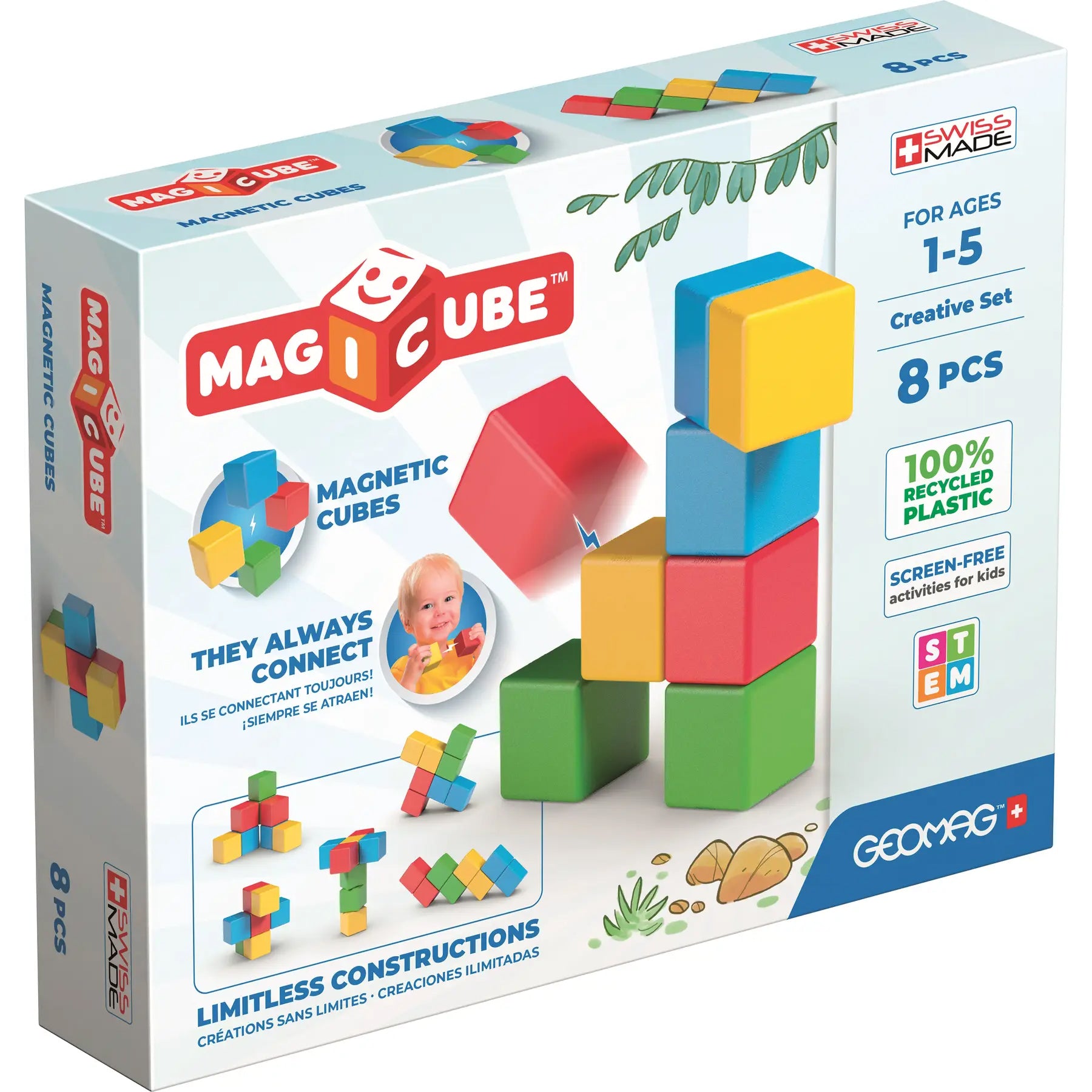 Geomag Magicube RE Creative Set 8 Pcs.
