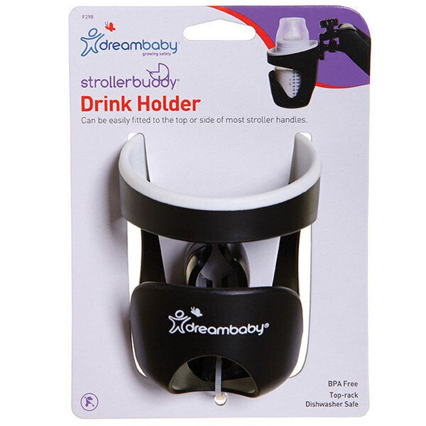 Drink Holder - Black with Cream Trim
