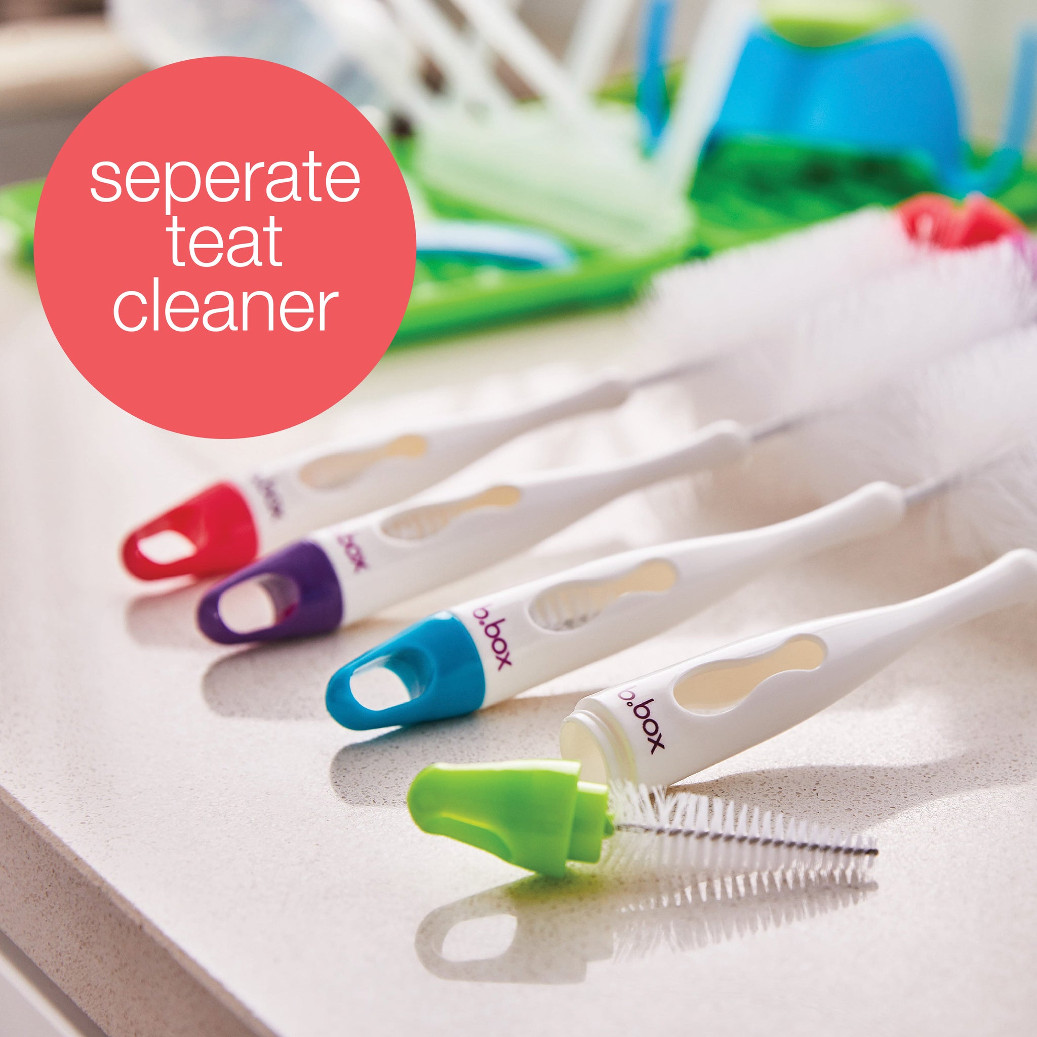 2-in-1 bottle and teat cleaner