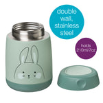 insulated food jar mini - so bunny