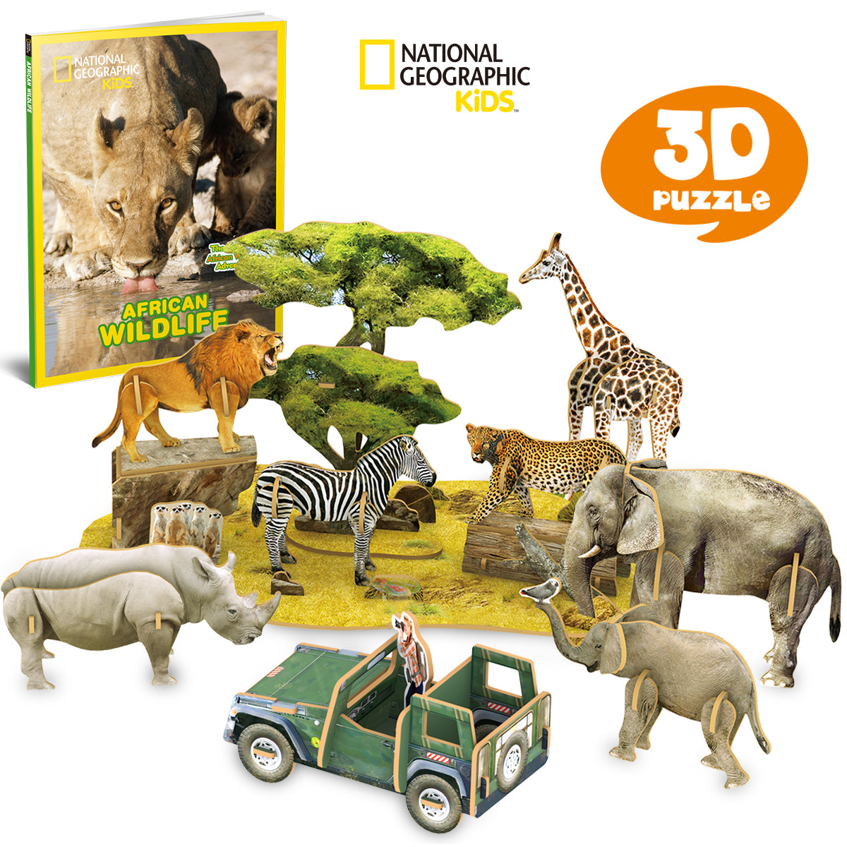 3d Puzzle African Wildlife