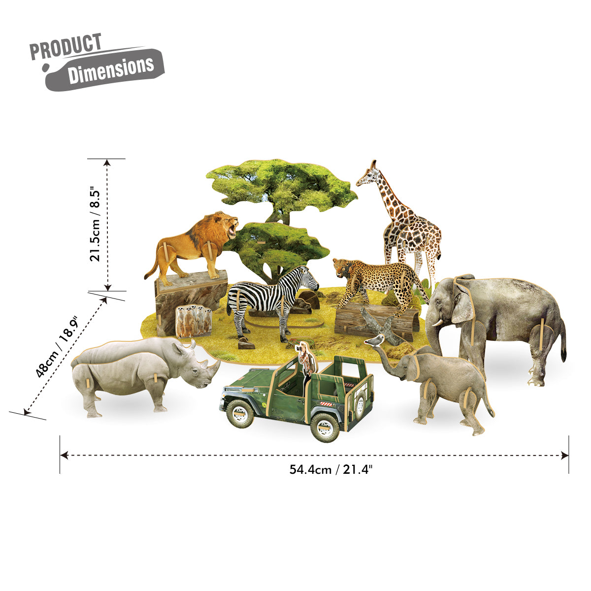 3d Puzzle African Wildlife