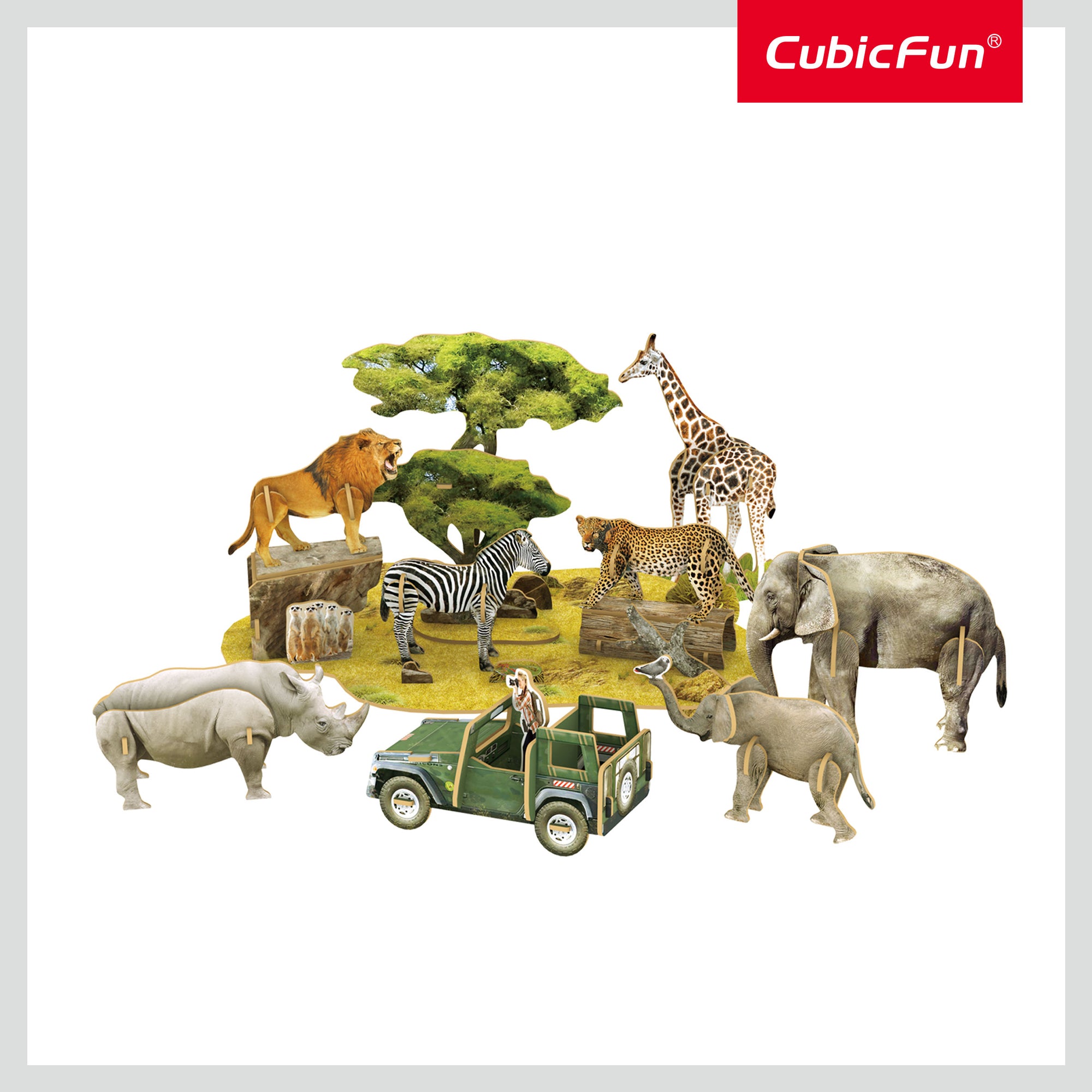 3d Puzzle African Wildlife