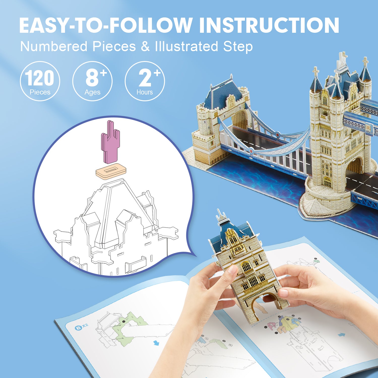 3d Puzzle Tower Bridge
