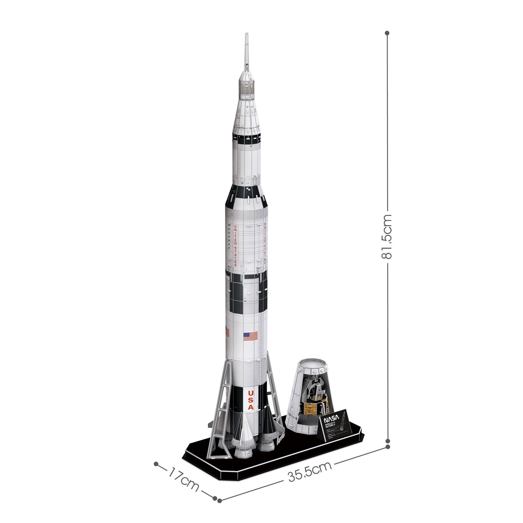 Apollo Saturn V Rocket
 (136 pcs.)
