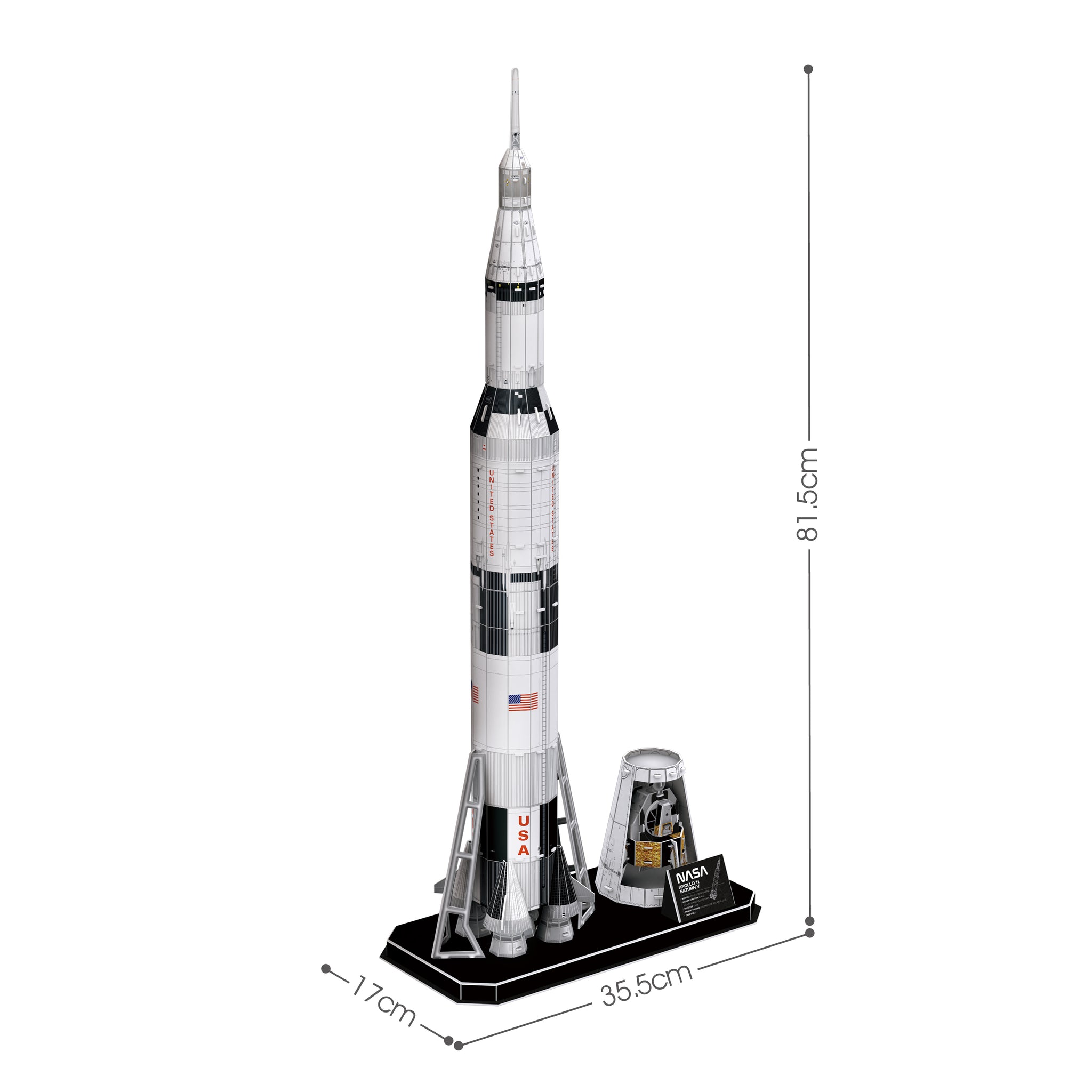 Apollo Saturn V Rocket
 (136 pcs.)