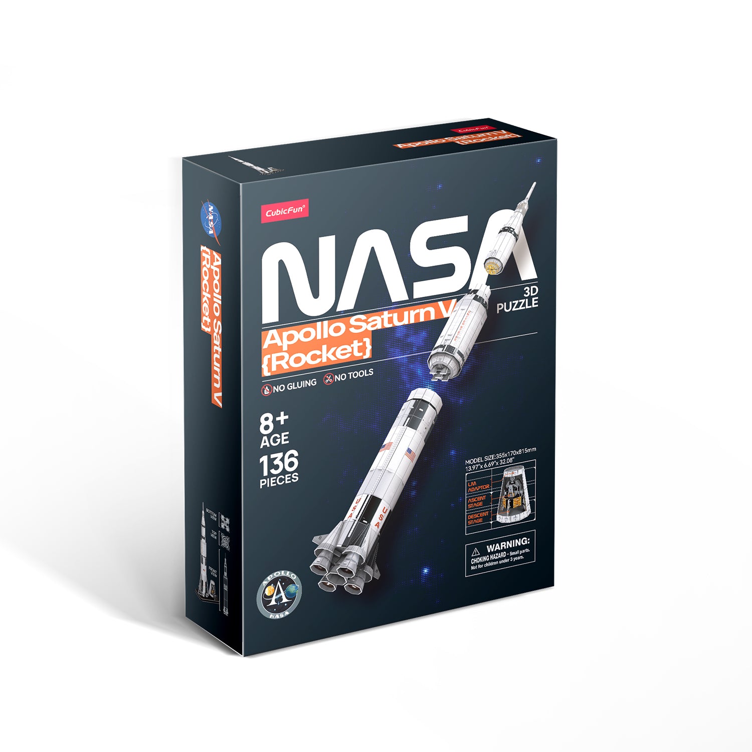 Apollo Saturn V Rocket
 (136 pcs.)