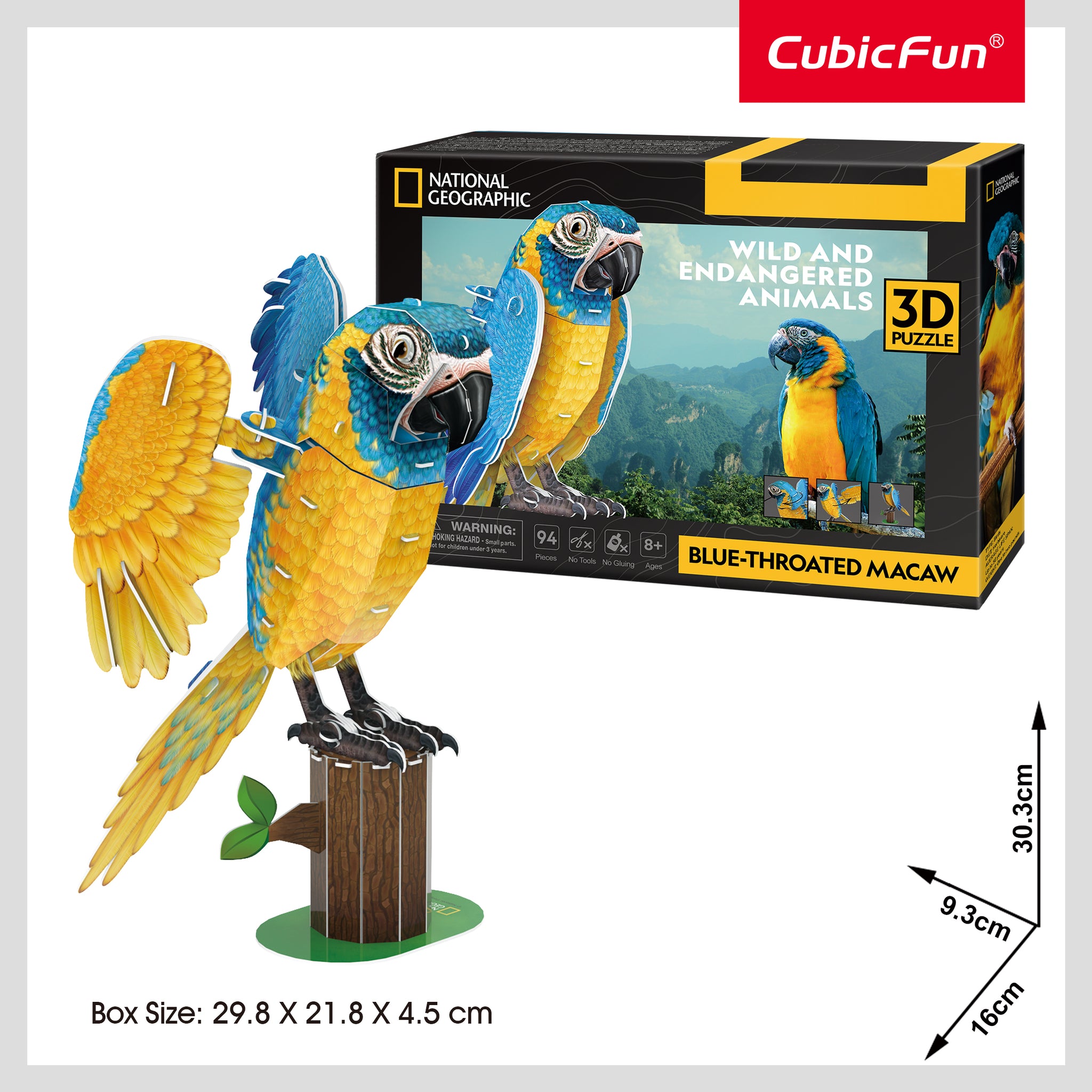 Bule - Throated Macaws
 (94 pcs.)