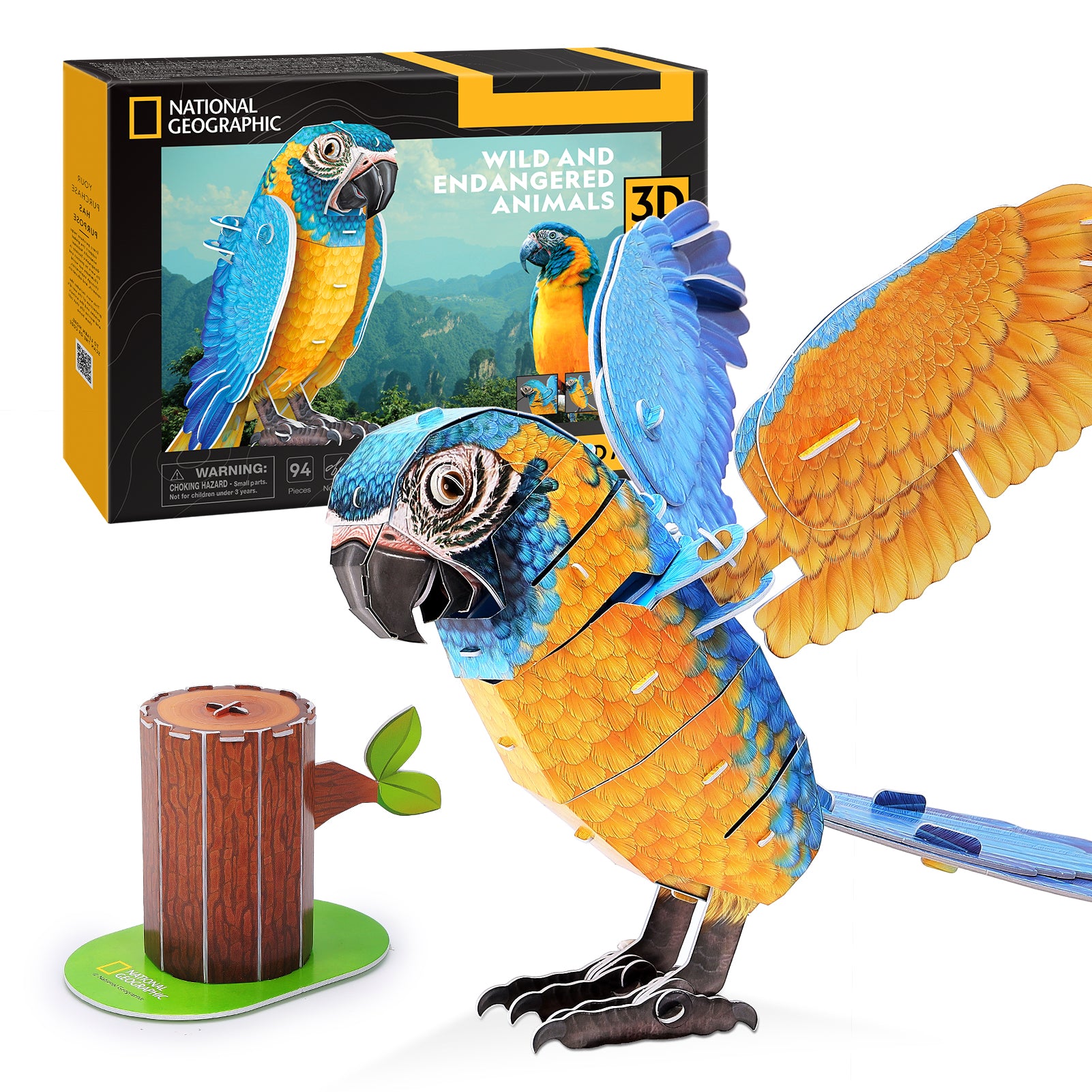 Bule - Throated Macaws
 (94 pcs.)