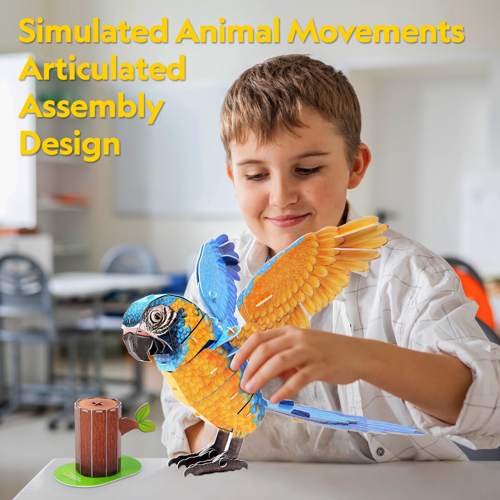 Bule - Throated Macaws
 (94 pcs.)