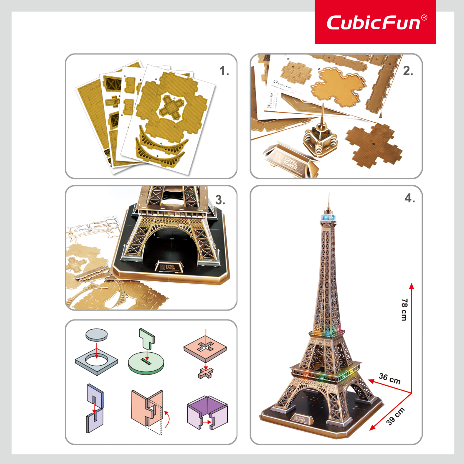 Eiffel Tower
(84 Pcs)