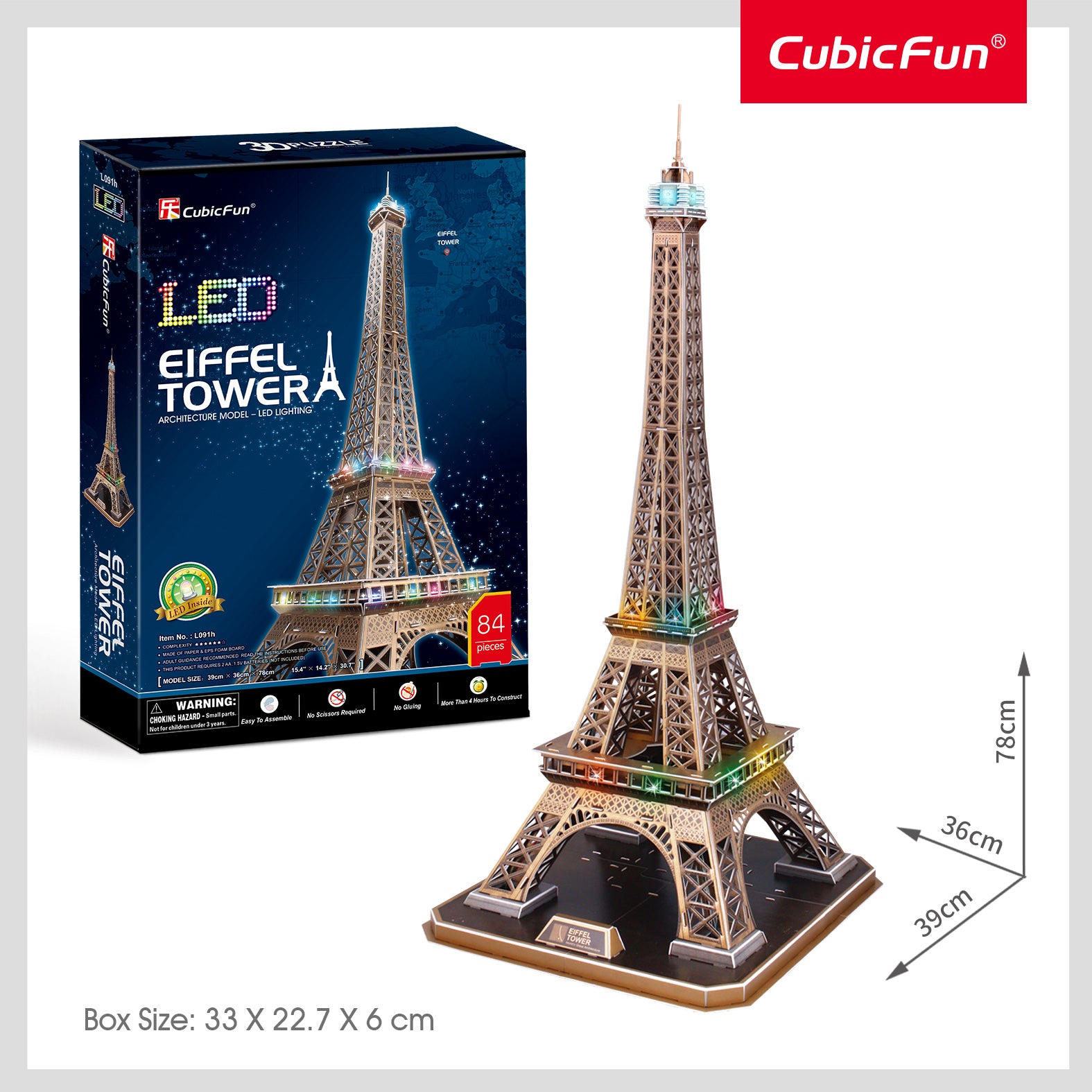 Eiffel Tower
(84 Pcs)