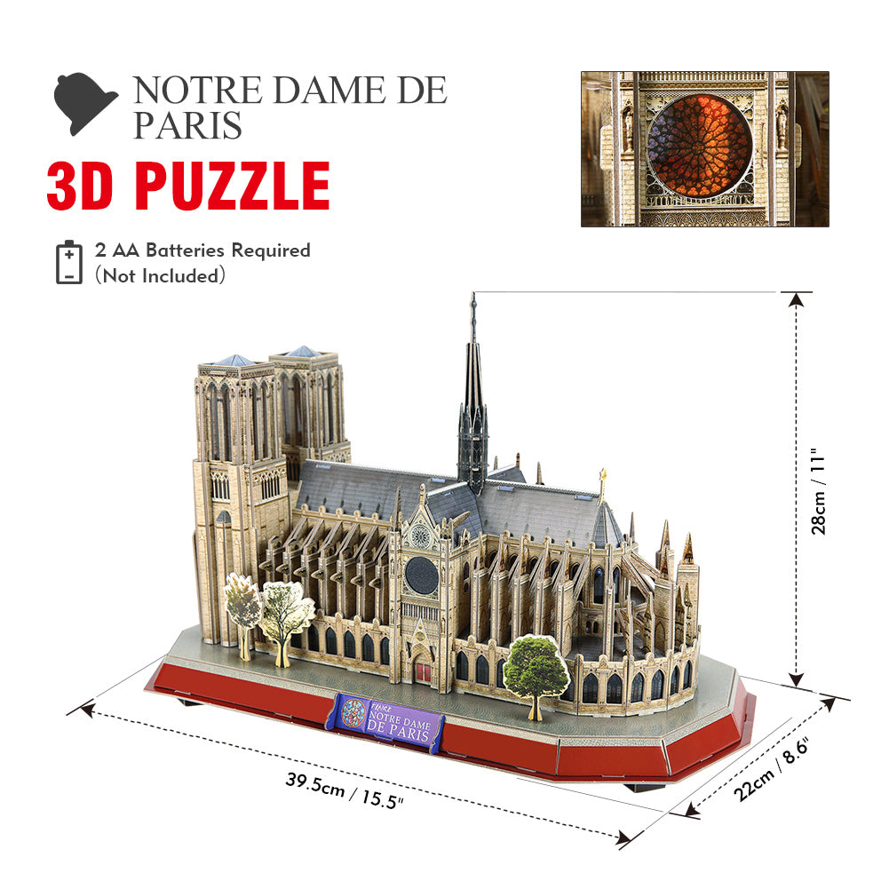 3d Puzzle Notre Dame De Paris