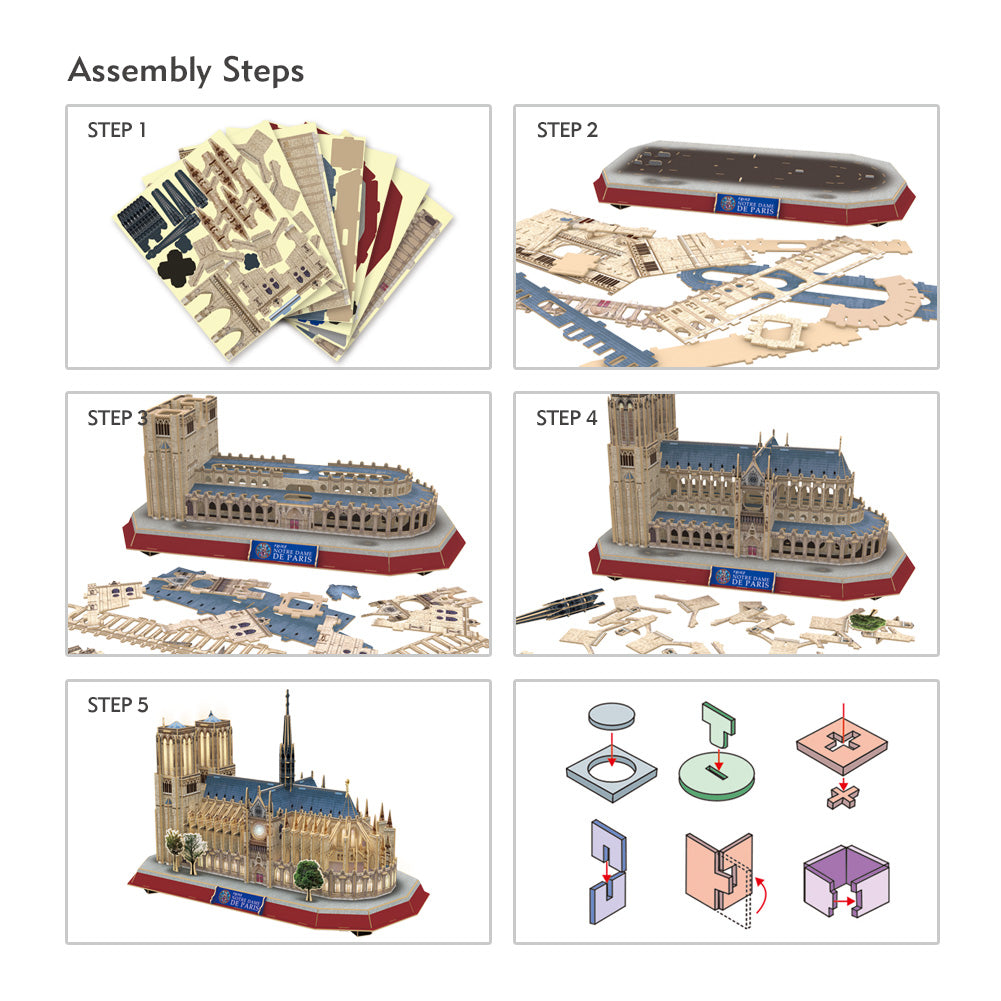 3d Puzzle Notre Dame De Paris