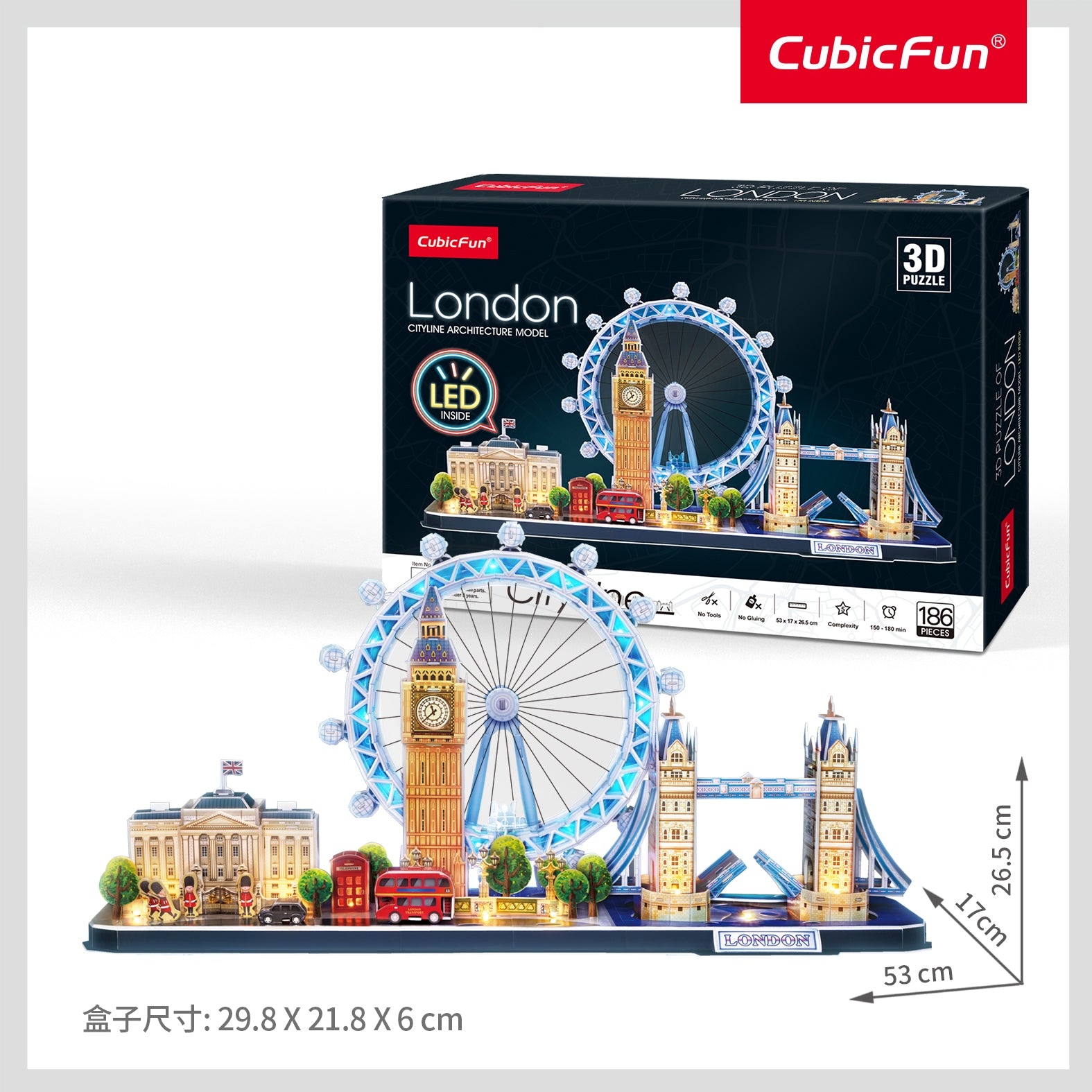 LED CITYLINE LONDON
 (186 pcs)