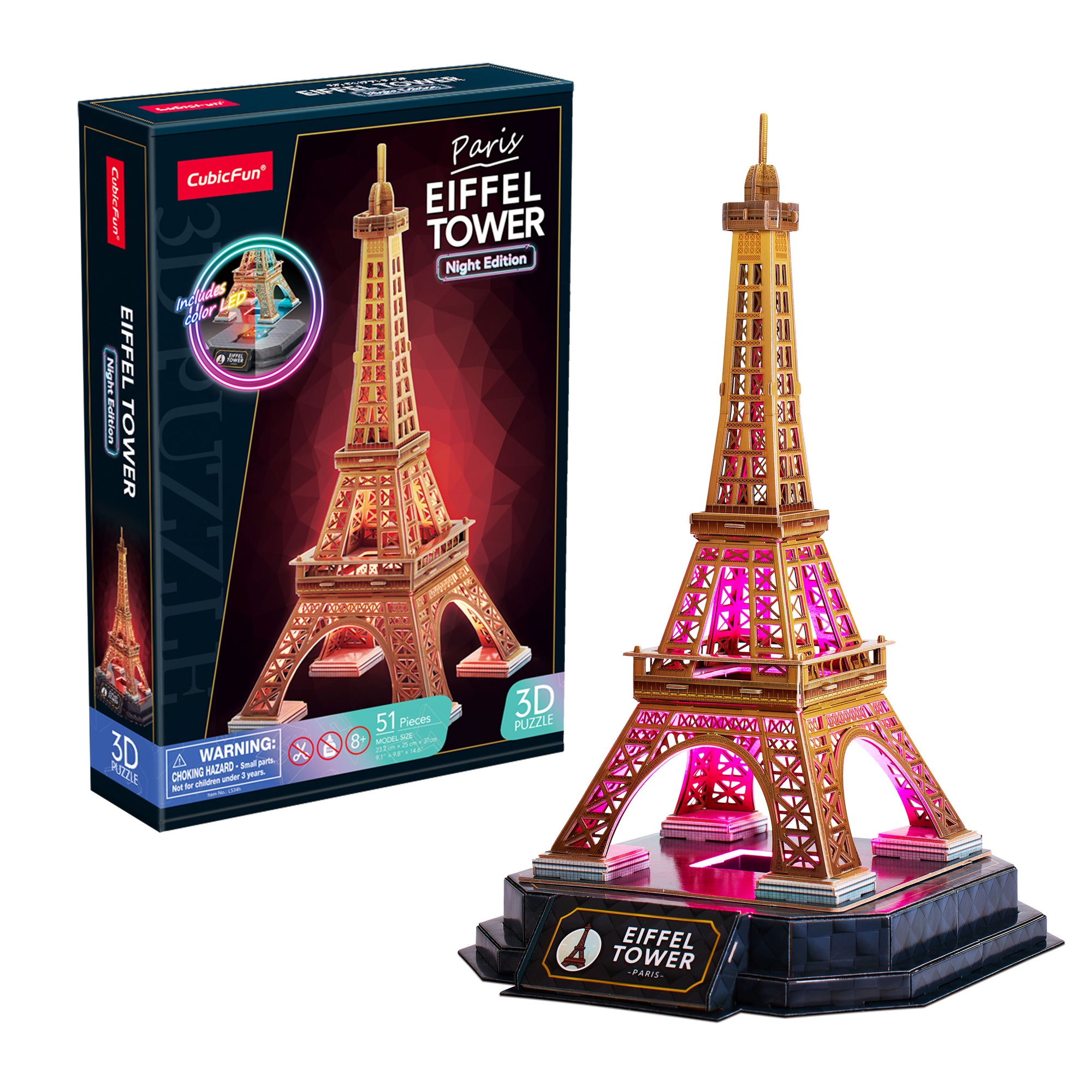 Eiffel TowerNight Edition
 (51 pcs)