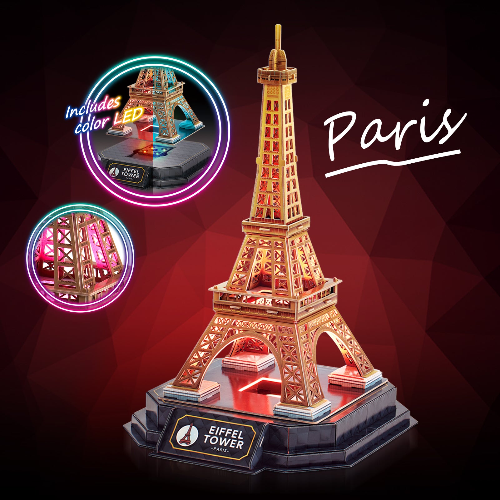 Eiffel TowerNight Edition
 (51 pcs)