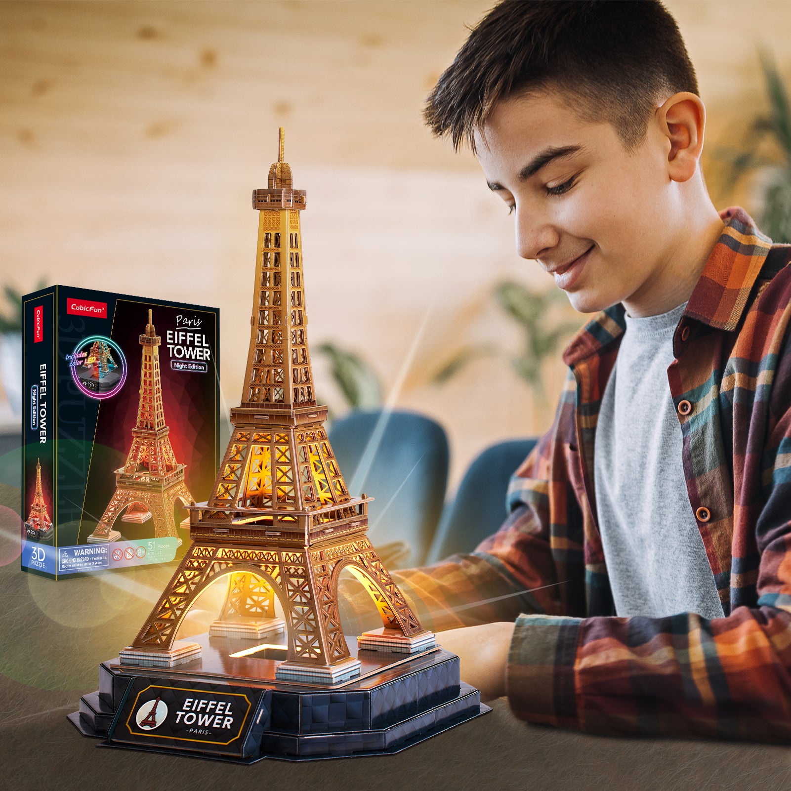 Eiffel TowerNight Edition
 (51 pcs)