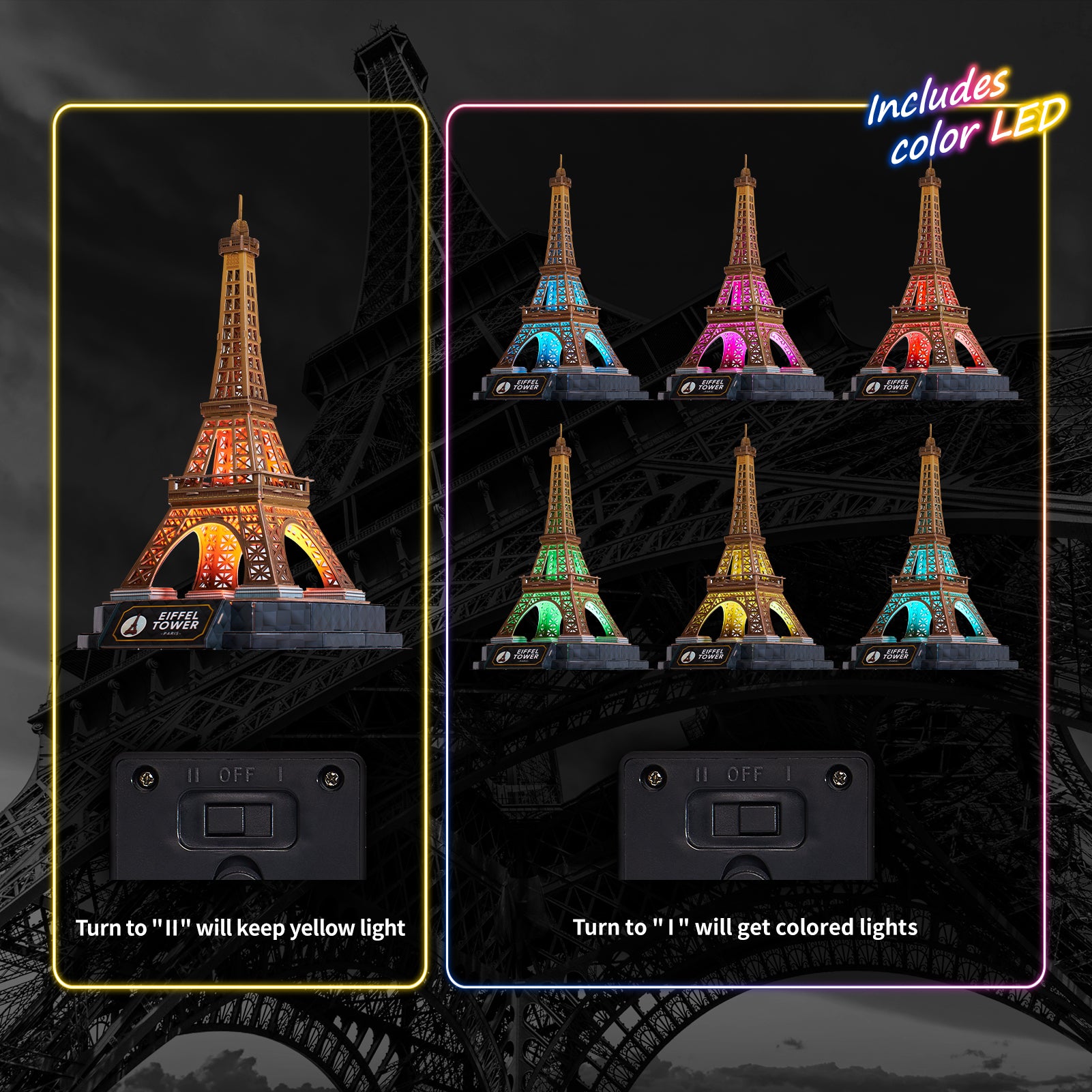 Eiffel TowerNight Edition
 (51 pcs)