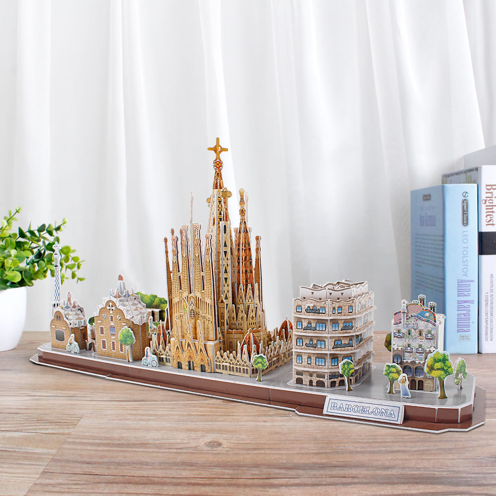 3d Puzzle City Line Barcelona