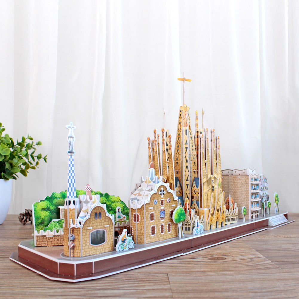 3d Puzzle City Line Barcelona