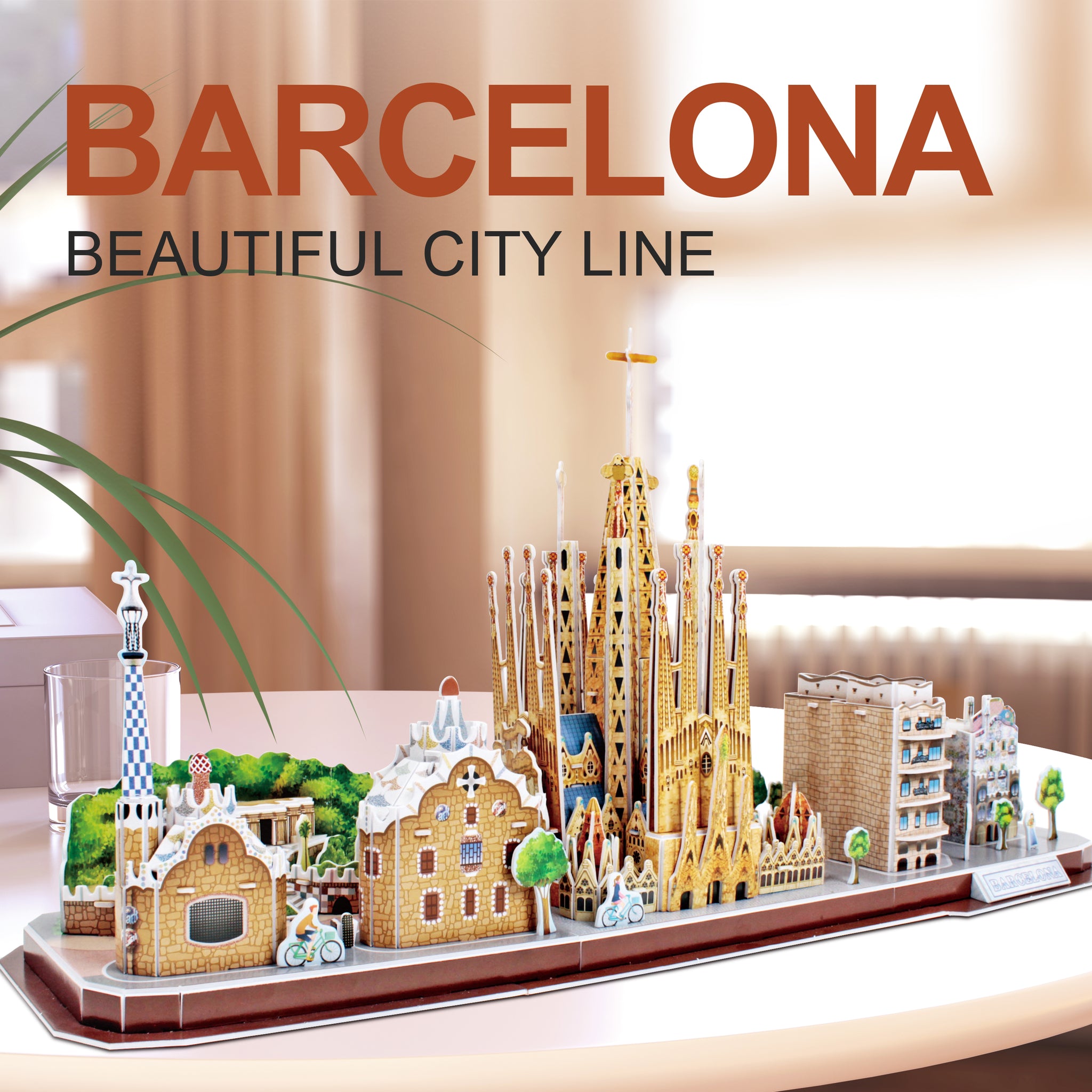 3d Puzzle City Line Barcelona
