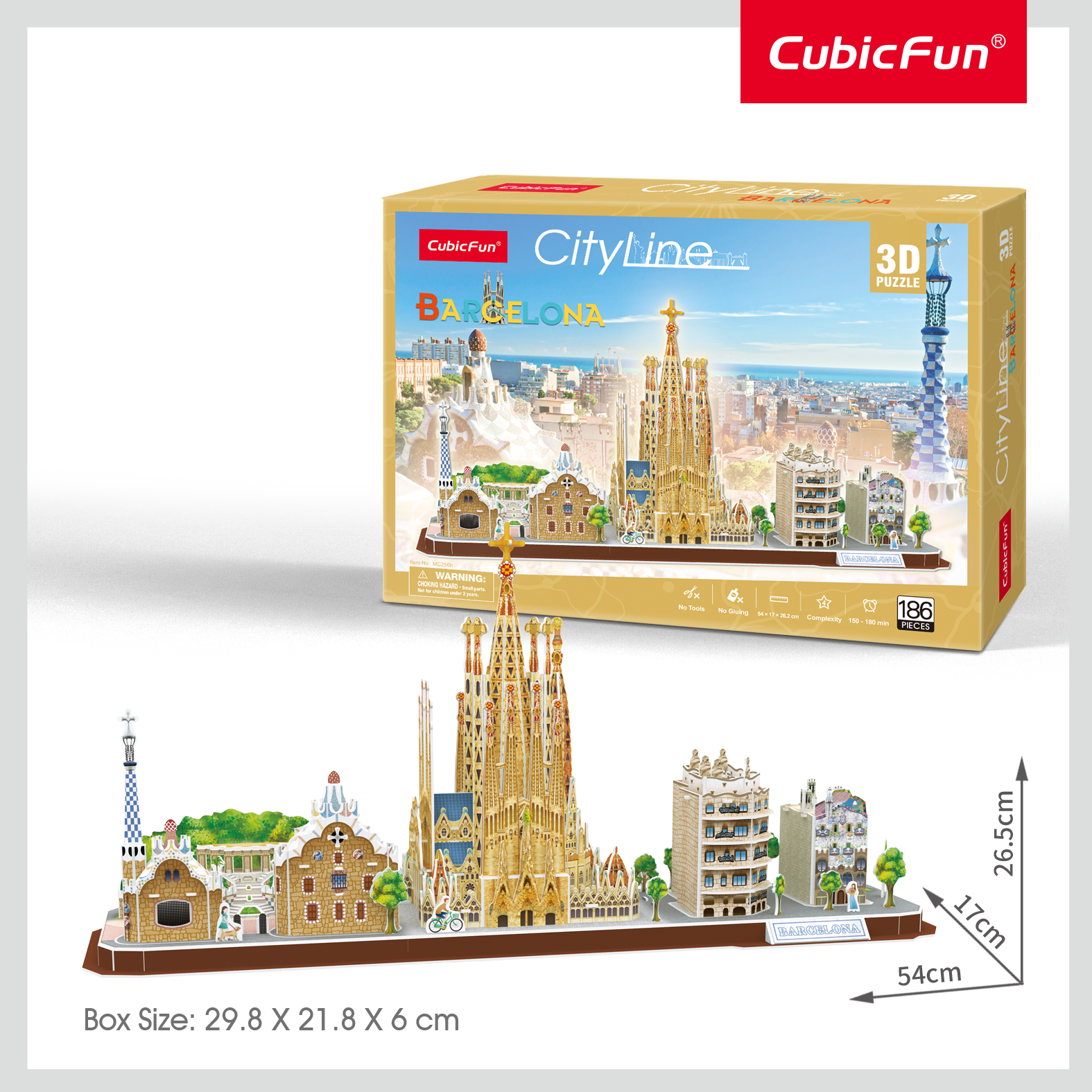 3d Puzzle City Line Barcelona